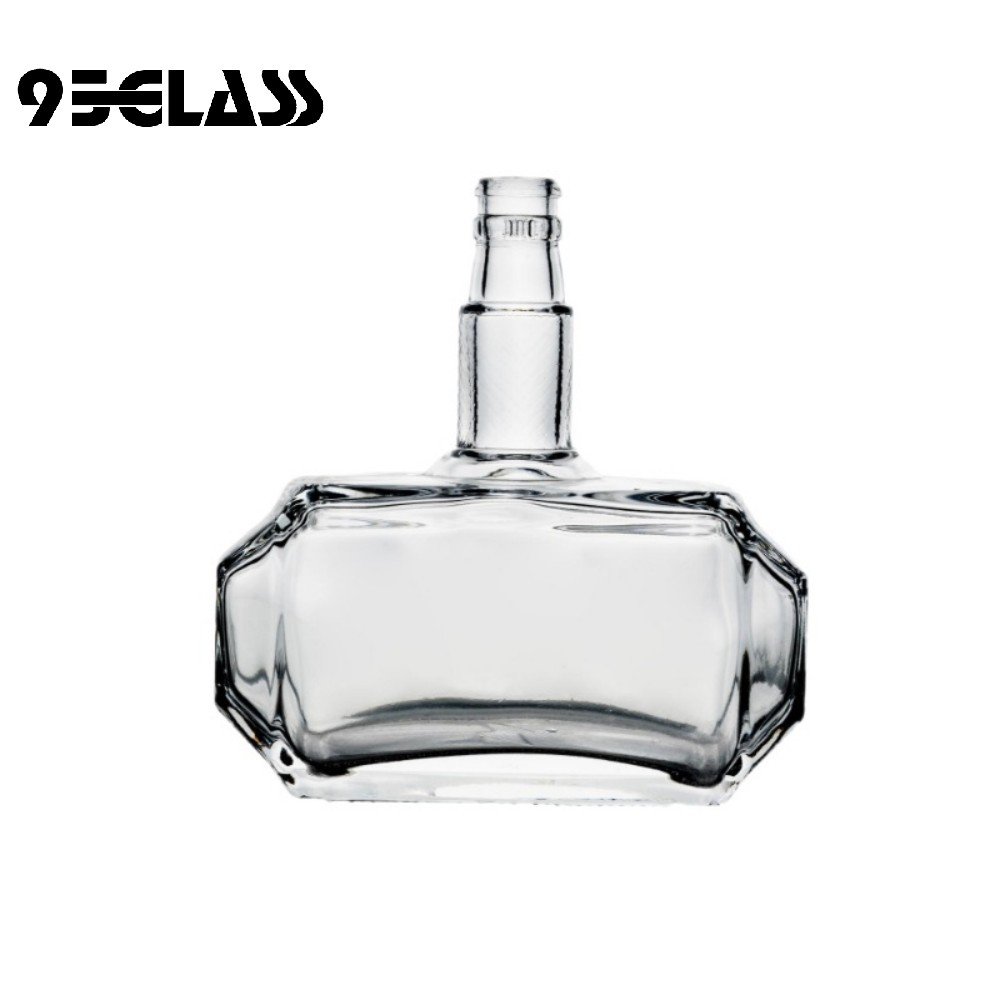 Crystal-clear premium glass bottle – perfect for expensive liquor bottles collection.