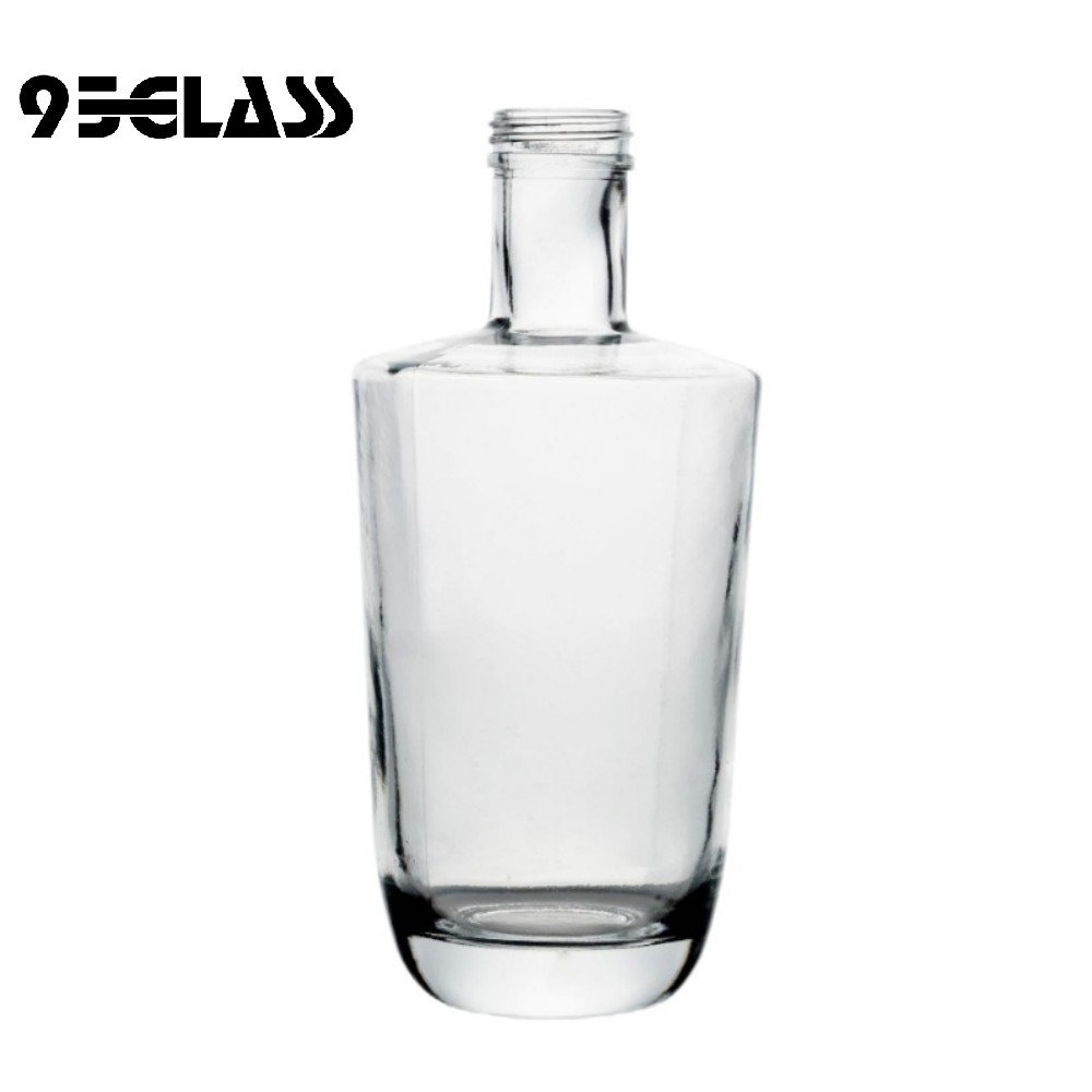 Premium 750ml super flint glass container with lids, ideal for spirits and liquor packaging