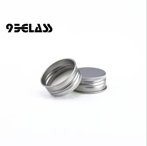 Silver aluminum ROPP closures for liquor bottles